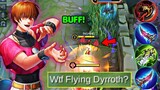 MOONTON THANK YOU FOR SECRET FLYING DYRROTH BUFFED? | WORLD RANK DYRROTH ONE SHOT BUILD - MLBB