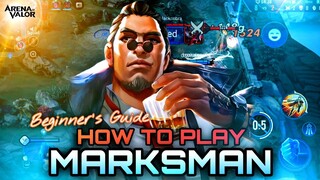 How To Play Marksman | With Voice-over | For Beginners | ft. Elsu | AoV | Liên Quân Mobile | RoV