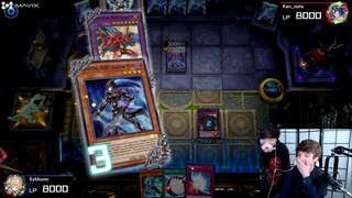 Karl uses Sykkuno's Elemental hero deck in ranked Yu-Gi-Oh! Master Duel ft Sykkuno