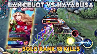 Solo Rank Lancelot 18Kills Carry the Game