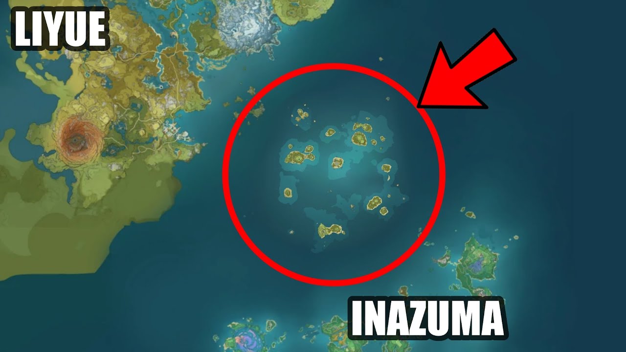 Thông tin Bản đồ Inazuma mới nhất