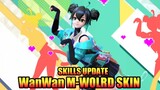 WanWan M-World Skin Update Skills Review | MLBB