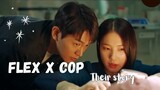 Park jun young and Yoon ji won | Flex X Cop  kdrama second lead couple (1×16) love story