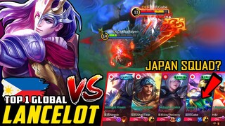 Welcome to Philippines Server! Top 1 Global Lancelot vs Japanese Player in Rank? ~ Mobile Legends