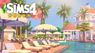 |The Sims 4 | 5 ⭐ RESORT | Part 1 | Speed Build