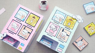 [Cuộc sống] [Thủ công] Máy bán vở Mini Sanrio tự động