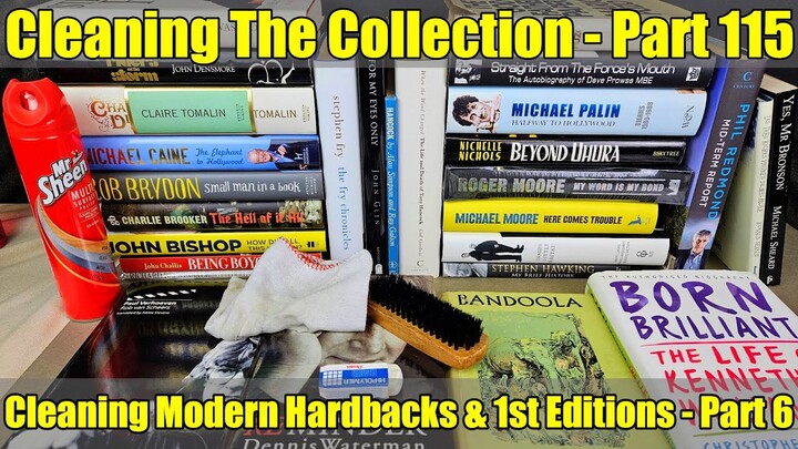 Unintentional ASMR - Cleaning The Collection - Part 115 - Modern Hardbacks & Non-Fiction - Part 6