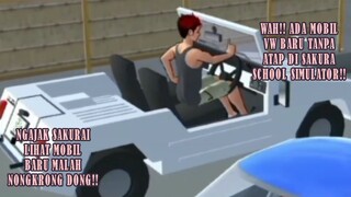 WAH!! ADA MOBIL VW TANPA ATAP BARU DI SAKURA SCHOOL SIMULATOR!! NGAJAK SAKURAI MALAH LAGI NGOPI!!