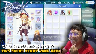 CARA MENDAPATKAN ZENNY & MEMAKAI ZENNY TERBAIK ! RAGNAROK ORIGIN