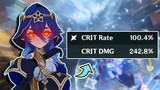 Layla, but Main DPS (100% CRIT Rate) | Genshin Impact