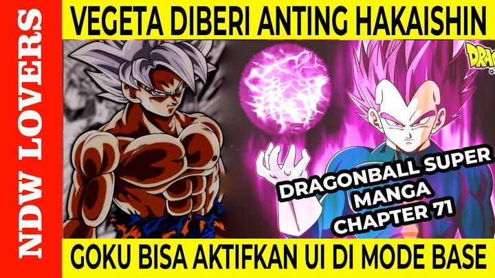 AKHIRNYA!!! VEGETA MENDAPATKAN ANTING HAKAISHIN DARI BEERUS, GOKU AKSES ULTRA INSTINCT DI MODE BASE