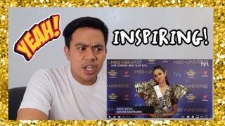 PINOY FAN REACTION | ADLINE CASTELINO MISS UNIVERSE INDIA 2020 TELEMUNDO FULL INTERVIEW