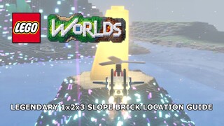 Legendary 1x2x3 Slope Brick Location Guide - LEGO Worlds