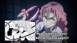 Bentuk Pedang Nichirin Sang Pilar Cinta yang Aneh