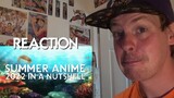 Summer Anime 2022 in a Nutshell REACTION