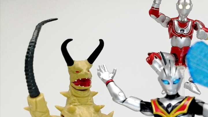 Mainan Animasi Super Ultraman 8 Jack Nexus Evil Tiga Monster Bawah Tanah Gu Dun memperkenalkan mod u