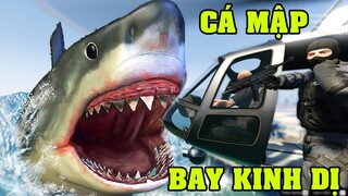 GTA 5 - Cá mập bay kinh dị - Tác hại của chất thải | GHTG