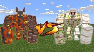 Super Iron Golem vs Super Netherite Golem