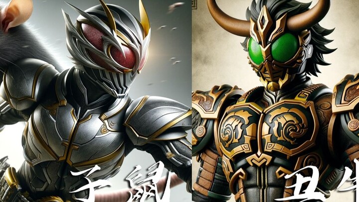 Gunakan GPT untuk menggambar zodiak Kamen Rider