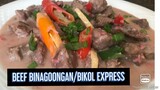 Beef Binagoongan