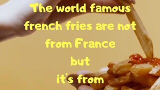 French Fries Fact