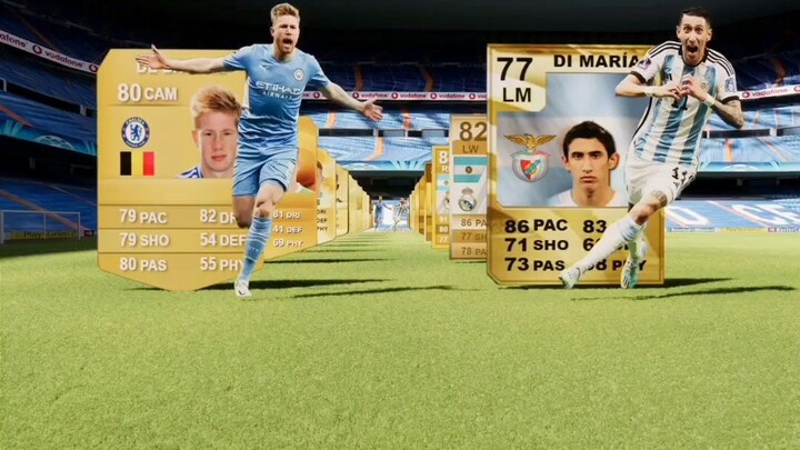 De Bruyne vs Di Maria Fifa Card Evolution Same Age