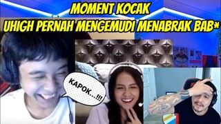 MOMEN KOCAK UHIGH PERNAH MENGEMUDI DI JALAN TOL MENABRAK BAB*