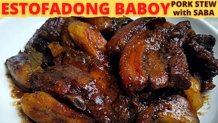 How To Cook PORK ESTOFADO | Estofadong Baboy | Sweet Pork Stew Recipe