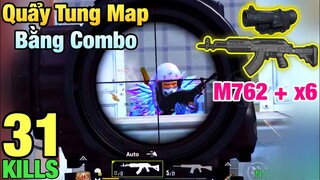 [PUBG Mobile] Ta Caz Comeback Với Combo M762 + X6 | Sấy Như M416 Không Giật | T98