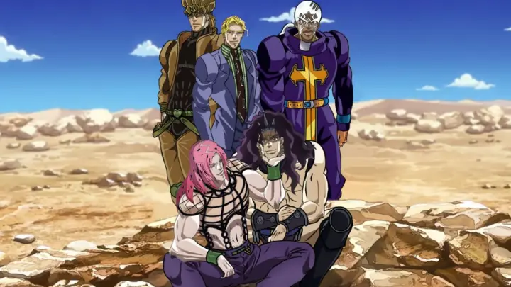 【Dio's Not So Well Adventure】Japanese Jotaro out Team, Trailer of Op
