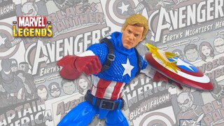 ผลงานชิ้นเอก! Hasbro Marvel Legends Captain America ToyBiz 20th Anniversary Retro Card Series Unboxi