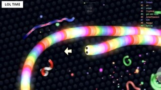 Slither.io A.I. 200,000+ Score Epic Slitherio Gameplay #82- 9