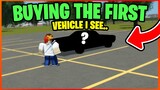 Buying The FIRST VEHICLE I SEE In Greenville - Roblox Greenville