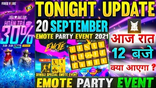 ​​FREE FIRE TONIGHT UPDATE | 20 SEPTEMBER NEW EVENT | AAJ RAT 12 BAJE KYA AAYEGA | TONIGHT UPDATE FF