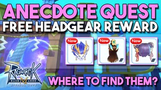 FREE HEADGEAR IN LOUYANG ANECDOTE QUEST - RAGNAROK MOBILE