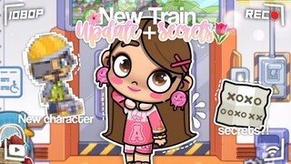 *SECRETS* IN NEW TRAIN UPDATE🥑🎀 || *VOICED🔊* || AVATAR WORLD