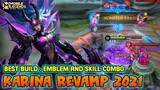 Karina Revamp Gameplay , Best Build And Skill Combo - Mobile Legends Bang Bang