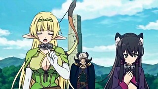 When playing the game, I was summoned to the game world and met a cat-eared girl and an elf.