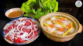 BÒ NHÚNG ME với nước dùng đơn giản dễ làm | Bếp Của Vợ