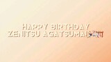 Happy Birthday Zenitsu! September 3, 2022!! yey!