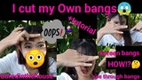 I Cut My Own Bangs + Tutorial | Korean Bangs | See Through Bangs | How to Cut your own Bangs