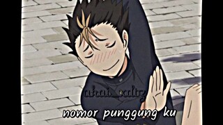 hiyaak beruntung saya lahir bulan April 🥰 bisa samaan dengan nomor punggungnya nishinoya san ❤️