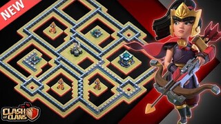 NEW TH13 WAR BASE + REPLAY PROOF + LINK | ANTI HYBRID / DRAGS BATS | CLASH OF CLANS