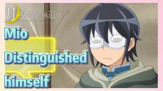 Mio Distinguished himself