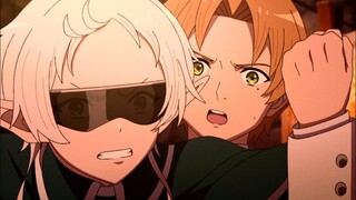 Fitz got angry and Attacks Silent Sevenstar | Mushoku Tensei Season 2 Episode 9