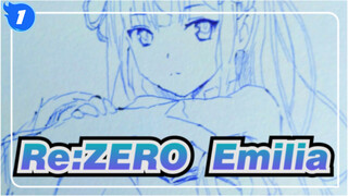 [Re:ZERO -Starting Life in Another World-] Draw Emilia in a Short Time_1