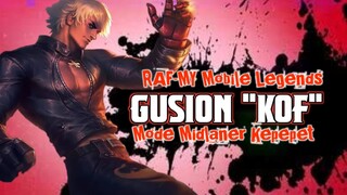 🥶NGERI⁉️ Gusion Kok Midlaner 😱