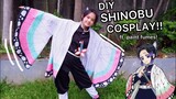 making a shinobu cosplay!!