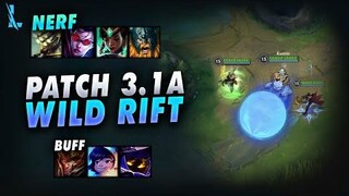 Vayne ,Master Yi, Karma NERF! - Patch Note 3.1A Wild Rift Indonesia Kurohiko