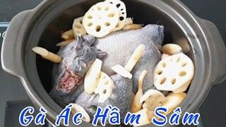 Gà Ác Hầm Sâm - Món Ăn Rất Tốt Cho Mẹ Bầu